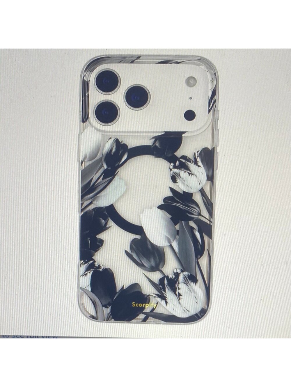 Scorpify Case for iPhone 17 Pro Black Tulip